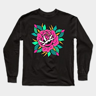 Pink rose Long Sleeve T-Shirt